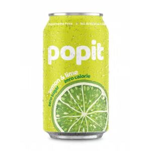 Popit Lemon & Lime Zero Sugar 300 Ml
