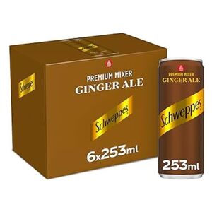 Schweppes Ginger Ale Mixer 253 Ml Pack Of 6