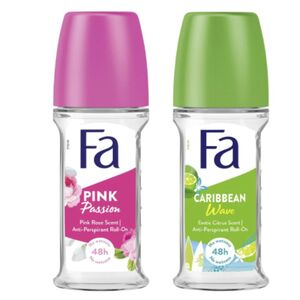 Fa Roll On Pink Passion 50 Ml + Carb Lemon 50 Ml