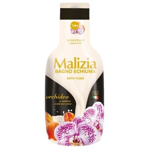Malizia Bath Foam Orchid And Amber 1L