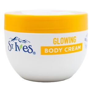 St. Ives Glowing Body Cream With Apricot Extract, Fast-Absorbing Moisturizers For Radiant, Hydrated Skin| Paraben-Free & Cruelty-Free Body Butter, 300 Ml