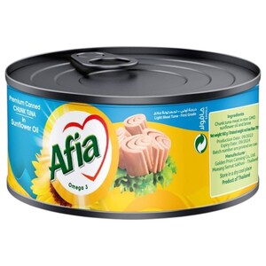 Afia White Tuna In Sunflower Oil 160G