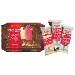 Sandra Surprise Multipack Icecream 6X55gm