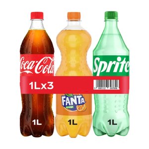 Coca Cola Coke + Sprite + Fanta 1Lt@Sp