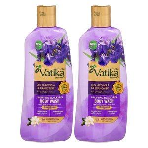 Vatika Body Wash Uplifting Black Iris 2X250ml