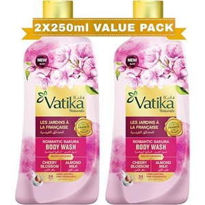Vatika Body Wash Romantic Sakura 2X250ml
