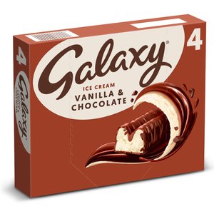 Galaxy Ice Cream Bar 4'S 160Gm