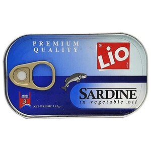 Lio Sardine In Vegetable Oil 125G