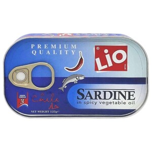 Lio Sardine In Vegetable Oil With Chili 125G