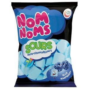 Nom Noms Sours Marshmallows Blue Raspberry 135G