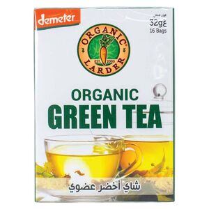Organic Larder Organic Green Tea 16 Bag 32 Gr
