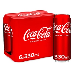 Coca Cola Tin 6X330ml