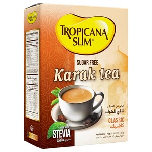 Tropicana Slim Karak Tea Classic Sugar Free 72G