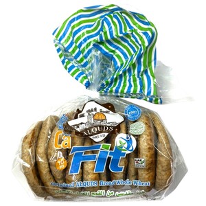 Al Quds Diet Bread Fit Whole Wheat Sugar Free 10 Pieces