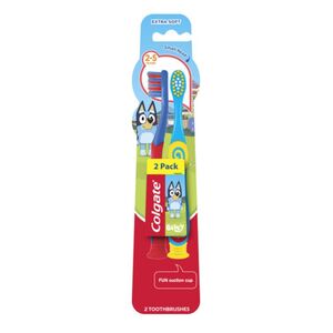 Colgate Kids Toothbrush Bluey 2+Y Pack Of 2