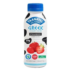 Taanayel Greek Yogurt Drink Strawberry 330Ml