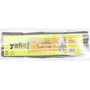 Yalla! Steel Wool Pads 16 Pcs