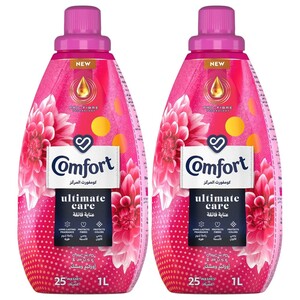 Comfort Concentrate Fabric Softener Orchid & Musk 1L X2