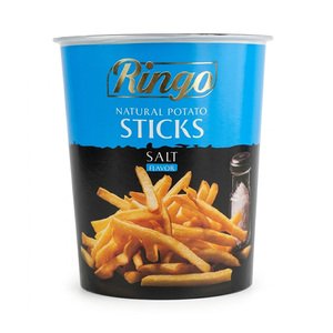 Ringo Chips Potato Salt Sticks Cup 45G