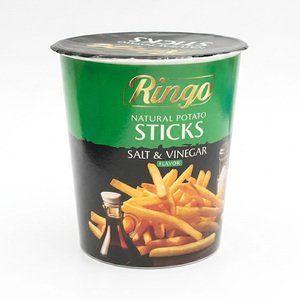 Ringo Chips Potato Salt & Vinegar Sticks Cup 45G
