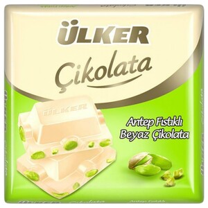 Ulker White Chocolate With Pistachio 65G