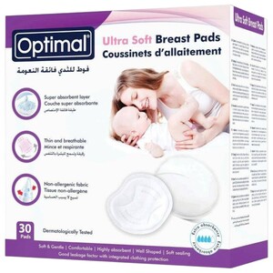 Optimal Ultra Soft Breast Pads 30 Pieces