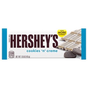 Hershey's Cookies 'N' Creme Chocolate Bar 43G