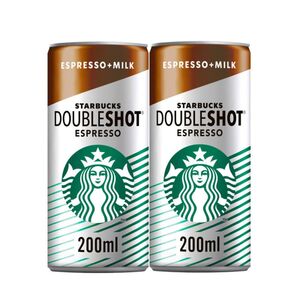 Starbucks Double Shot Espresso Coffee Drink 200 Ml Pack Of 2