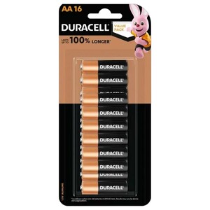 Duracell Batteries Aa 16Bl Value Pack 10+6 Free