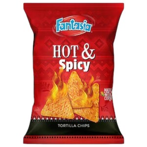 Fantasia Tortilla Chips Hot & Spicy 80G