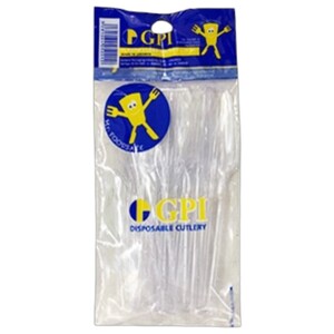 Gpi Disposable Plastic Knives Clear 24 Pieces