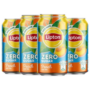 Lipton Ice Tea Peach Zero Sugar 320Ml 5+1 Free