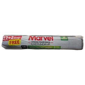 Marvel Trash Bags X-Large 12+2 Free