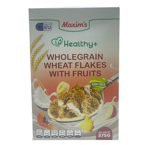 Maxim's Healthy Wholegrain Wheat Flakes With Fruits 375G