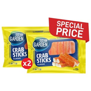 Ocean Garden Frozen Crab Sticks Surimi 125G X2