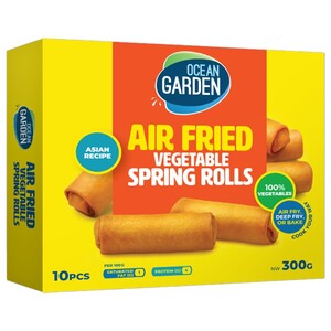 Ocean Garden Frozen Air Fried Vegetable Spring Rolls 10 Pieces 300G