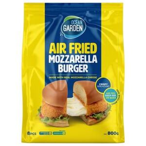 Ocean Garden Frozen Air Fried Mozzarella Burger 8 Pieces 800G