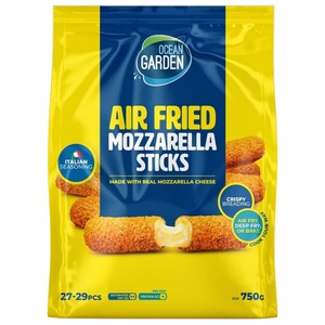 Ocean Garden Frozen Air Fried Mozzarella Sticks 27-29 Pieces 750G