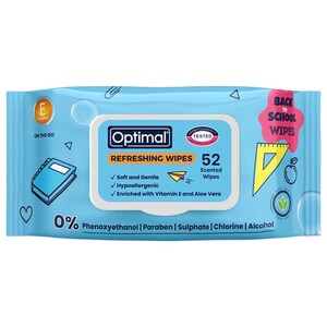 Optimal Refreshing Wipes Back To School 52 Pieces