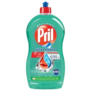 Pril Liquid Dishwash Cold Active Antibacterial 1.2L
