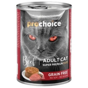 Prochoice Adult Cat Food Beef Pate 400G