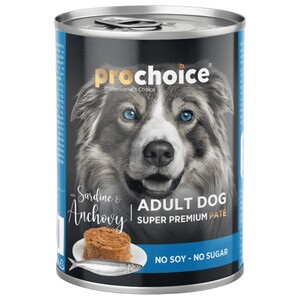 Prochoice Adult Dog Food Sardine & Anchovy Pate 400G