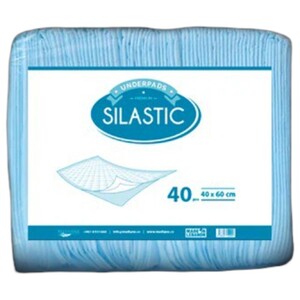 Silastic Underpads 40 X 60Cm 40 Pieces