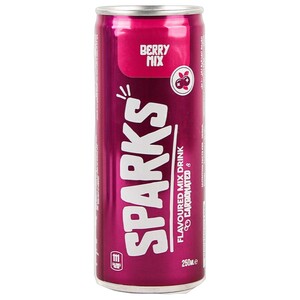 Sparks Carbonated Drink Berry Mix 250Ml
