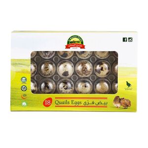 Al Bustan Farms Quails Eggs 18 Pcs