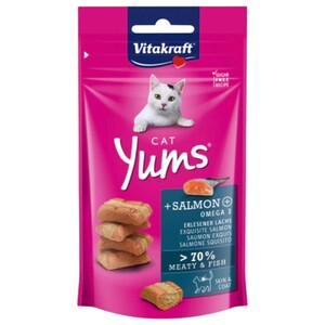 Vitakraft Cat Yums Salmon + Omega 3 40G