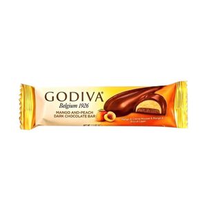 Godiva Mango & Peach Dark Chocolate Bar 35 Gr