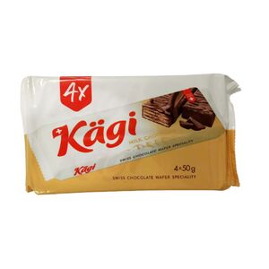 Kagi Swiss Milk Chocolate Wafer 50 Gr Pack Of 4