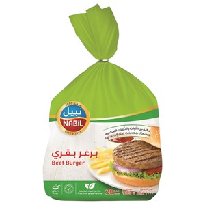 Nabil Frozen Beef Burger 20 Pieces 1000G