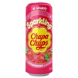 Chupa Chups Sparkling Juice Strawberry 330Ml